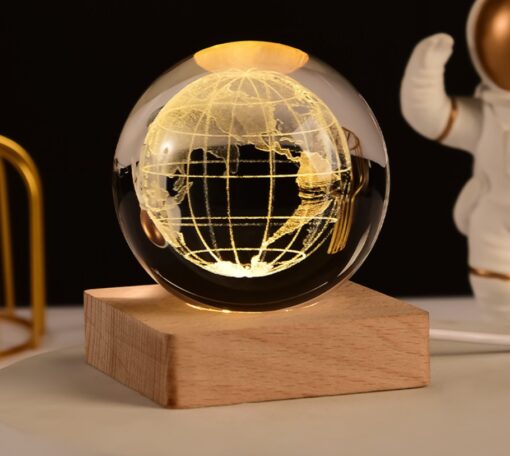 3D Crystal Ball Night Light Galaxy Sphere Lamp - Image 21