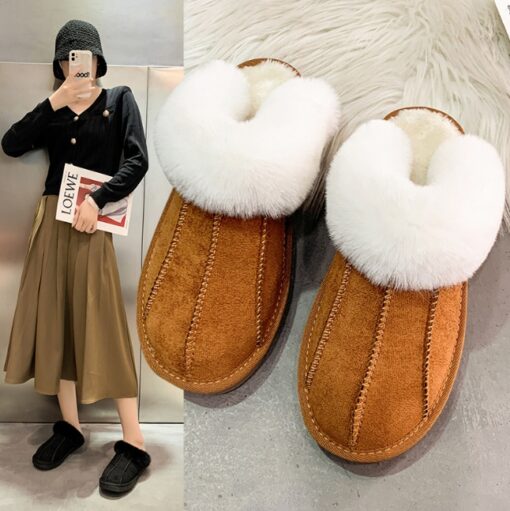 Fluffy slippers