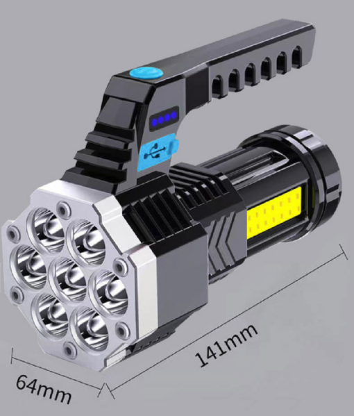 7 LED Rechargeable Powerful Flashlight - Image 2