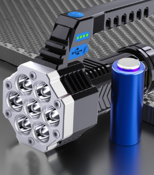 7 LED Rechargeable Powerful Flashlight - Image 3