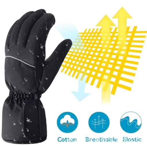 Wind and waterproof electric heating gloves - Image 3