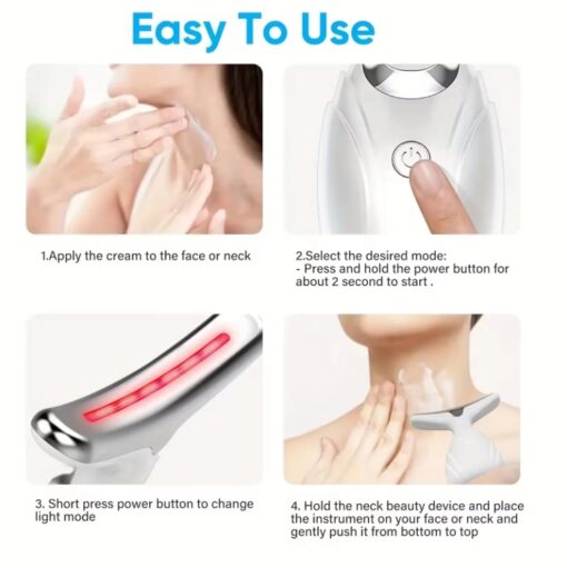 Massage device to counteract wrinkles, scars and double chin - Image 5