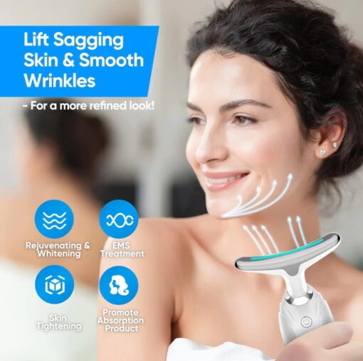 Massage device to counteract wrinkles, scars and double chin - Image 8