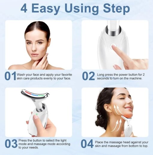 Massage device to counteract wrinkles, scars and double chin - Image 9